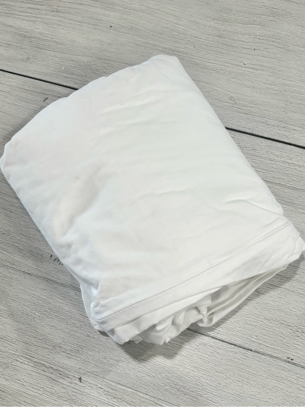 POINTEHAVEN White Long Staple Cotton Sateen Duvet Cover Zipper 106” X 92” King.